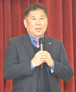 박홍규 삼청신협 이사장이 조합원들의 협조에 감사를 표하고 있다.