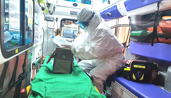 보은소방서가 불볕더위 피해를 최소화하기 위해 폭염대응 119구급대운영에 돌입했다.