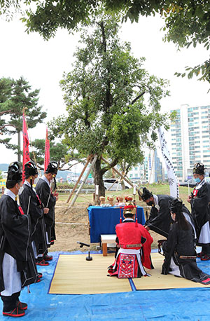 보은대추축제 성공을 기원하는 조신제.