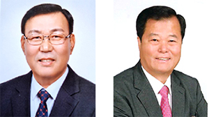 왼쪽부터 이명희, 윤찬호.