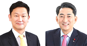 왼쪽부터 곽상언, 이재한.