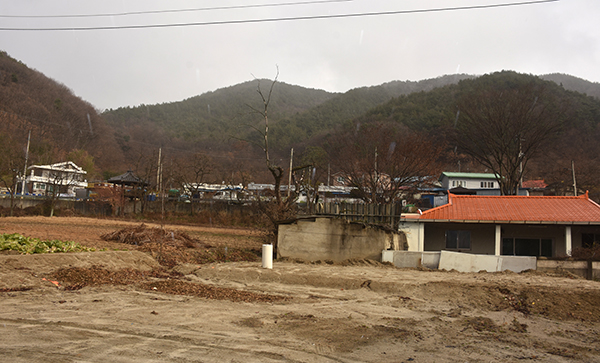 법수리 마을 전경.