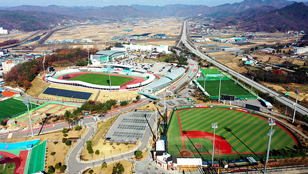 KBO 야구센터지로 선정된 보은 스포츠파크.