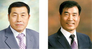 왼쪽부터 신봉순, 김범준.