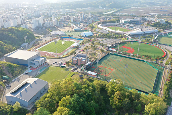 오는 9월 30일 제6회 소방청장배 전국소방체전이 열릴 보은스포츠파크 일원.