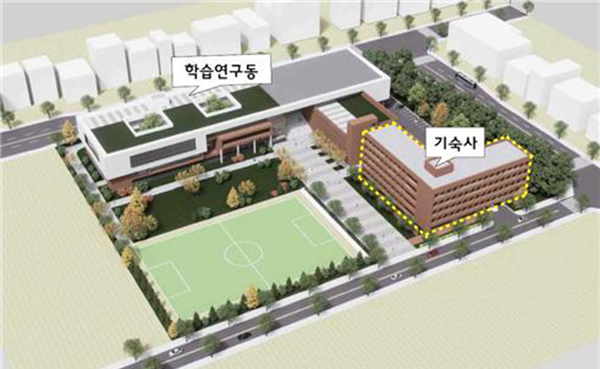 KAIST 부설 AI BIO 영재학교 조감도. /제공 충북도