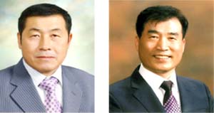 왼쪽부터 신봉순, 김범준.