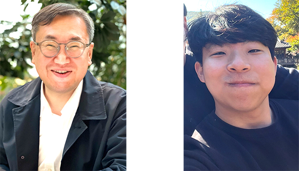 사진 왼쪽부터 김학중, 김민석 시인.