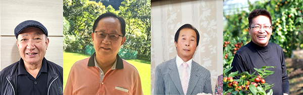 보은군 자랑스러운 군민 대상자 선정된 강동희, 안종찬, 정기형, 유재철 씨. 사진 좌측부터. 시상식은 17일 열리는 ‘제7회 보은군민의 날’ 행사장에서 진행 예정이다.