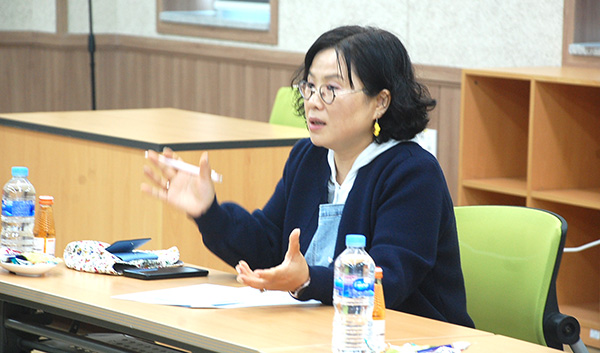 이재순 호서대 벤처경영학 교수가 보은을 찾아온 경위를 밝히고 있다.