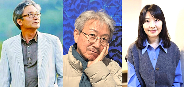 좌측부터 안상학, 박남준, 이운진 시인. /제공 보은문화원