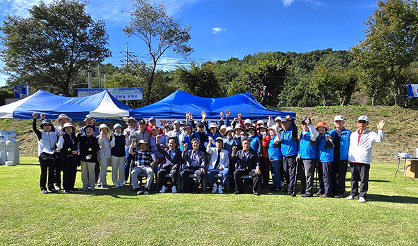 노인회장기 파크골프대회, 박재중·김점순 1위 차지