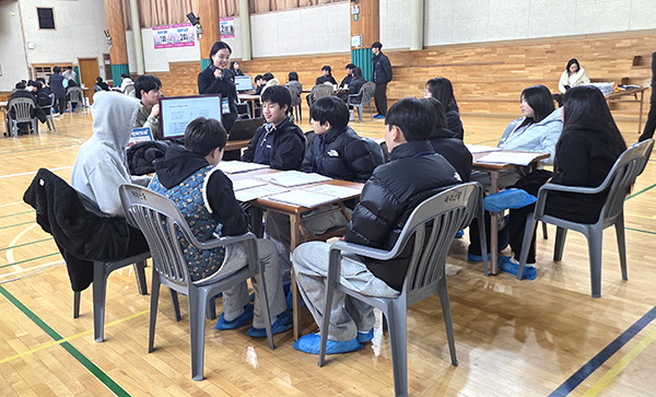지난 15일 열린 진로진학캠프 모습. /제공 보은군