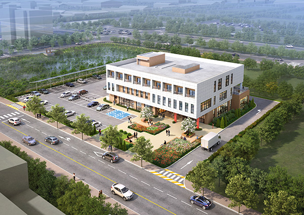 11일 첫삽을 뜬 공공임대형 지식산업센터 조감도.
