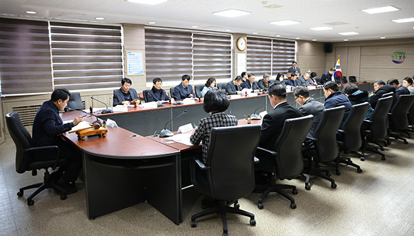 2027년도 보은군 농림축산식품 예산 심의회가 열리고 있다. /제공 보은군