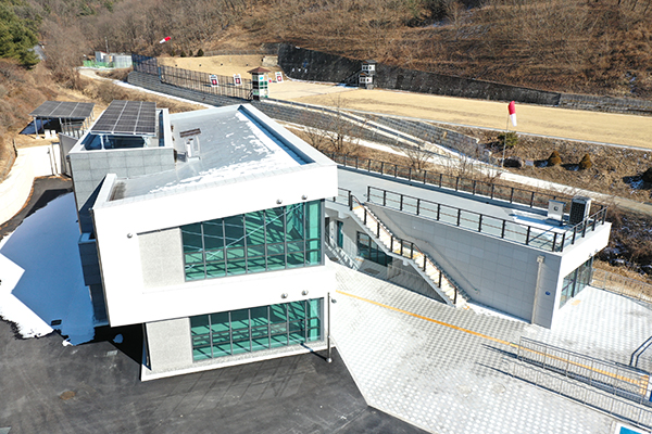 오는 4월 문을 열 결초보은 스마트 먹거리 유통센터. /제공 보은군