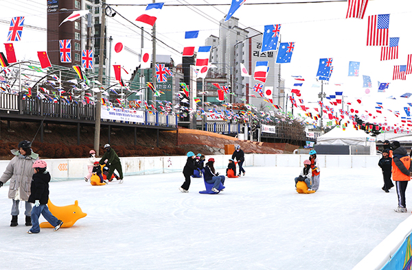 41일간 운영하고 지난 18일 폐장한 보은군 겨울철 썰매장.