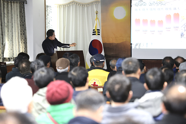 최재형 군수 보은군 11개 읍·면 방문 시작